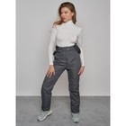 Полукомбинезон женский зимний, размер 46, цвет тёмно-серый - Фото 14