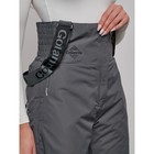 Полукомбинезон женский зимний, размер 46, цвет тёмно-серый - Фото 18