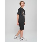 Спортивный костюм для мальчика, рост 146 см, цвет тёмно-серый - Фото 2