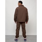 Спортивный костюм мужской, размер 52, цвет коричневый - Фото 4