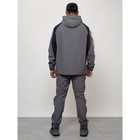Спортивный костюм мужской, размер 52, цвет серый - Фото 4
