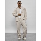 Спортивный костюм мужской, размер 52, цвет бежевый - Фото 18