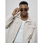 Спортивный костюм мужской, размер 48, цвет бежевый - Фото 13