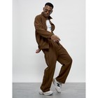 Спортивный костюм мужской, размер 50, цвет коричневый - Фото 27