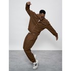 Спортивный костюм мужской, размер 50, цвет коричневый - Фото 14