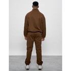Спортивный костюм мужской, размер 50, цвет коричневый - Фото 4