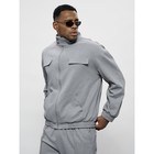 Спортивный костюм мужской, размер 50, цвет серый - Фото 18