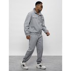Спортивный костюм мужской, размер 50, цвет серый - Фото 4