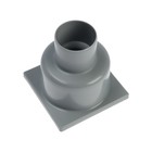 Трап RTP, вертикальный, 100 х 100 мм, d=50 мм, сухой затвор, решетка пластик, серый - фото 24582785