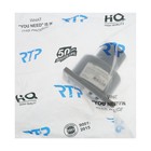 Трап RTP, вертикальный, 100 х 100 мм, d=50 мм, сухой затвор, решетка пластик, серый - фото 24582789