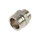 Ниппель переходной RTP, 1/2" х 3/8", наружная резьба, никелированная латунь, еврослот - фото 24582888