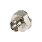 Переходник RTP, 3/4" х 1/2", внутренняя/наружная резьба, никелированная латунь, еврослот - фото 24582891