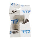 Угольник RTP, 1/2" х 90° внутренняя/наружная резьба, никелированная латунь, еврослот - фото 24582900