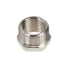 Футорка RTP, 3/4" х 1/2", наружная/внутренняя резьба, никелированная латунь, еврослот - фото 24582906