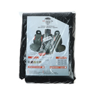 Накидка на переднее сиденье, велюр, черный, крепления фастекс, резинки 10609777