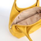 Сумка женская на молнии, цвет жёлтый - фото 24619825