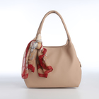 Сумка женская на молнии RICHET, цвет бежевый - Фото 3