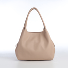 Сумка женская на молнии RICHET, цвет бежевый - Фото 4