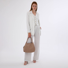 Сумка женская на молнии RICHET, цвет бежевый - Фото 7