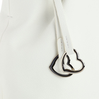 Сумка женская на молнии, цвет белый - фото 24653173