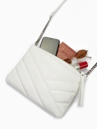 Сумка женская на молнии RICHET, цвет белый - Фото 3