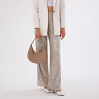 Сумка женская на молнии, цвет бежевый - фото 24742449