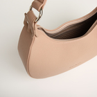 Сумка женская на молнии, цвет бежевый - фото 24653181