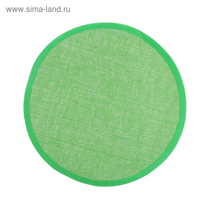 Салфетка сервировочная на стол «Валенсия», d=37 см, цвет зелёный - Фото 1