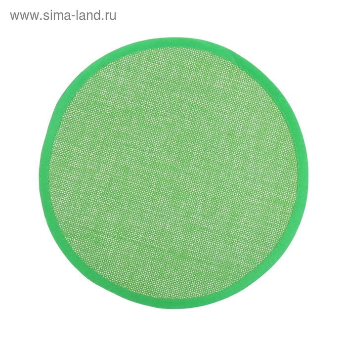 Салфетка сервировочная на стол «Валенсия», d=37 см, цвет зелёный - Фото 1