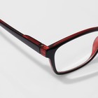 Готовые очки GA0315 (Цвет: C1 черный, красный; диоптрия: -1,5; тонировка: Нет) - Фото 3