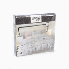 Постельное бельё 1.5-спальное LoveLife «Клетка», сатин 10283988