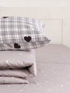 Постельное бельё 2-спальное LoveLife «Клетка», сатин  (артикул 10283989)  большой выбор товаров оптом и в розницу по низким ценам с доставкой