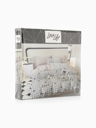 Постельное бельё евро LoveLife «Клетка», сатин - Фото 8