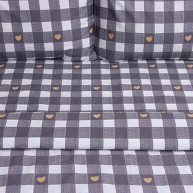 Постельное бельё евро LoveLife Life, сатин