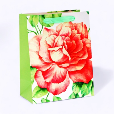 Пакет ламинированный «Цветок», MS 18 × 23 × 10 см