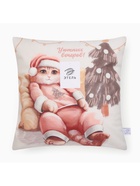 Наволочка декоративная новогодняя «Этель. Уютных вечеров», 40×40 см, велюр - Фото 8