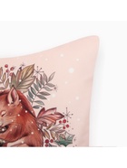 Наволочка декоративная новогодняя «Этель. Белочка» 40×40 см, велюр - Фото 4