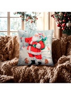 Наволочка декоративная новогодняя «Этель. Дед Мороз» 40×40 см, велюр - Фото 2