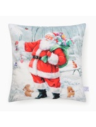 Наволочка декоративная новогодняя «Этель. Дед Мороз» 40×40 см, велюр - Фото 3