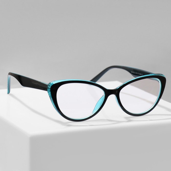 Готовые очки GA0532 (Цвет: C1 черный, синий; диоптрия: + 1; тонировка: Нет) - Фото 1