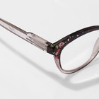 Готовые очки GA0606 (Цвет: C1 черный, серый; диоптрия: + 2; тонировка: Нет) - Фото 3