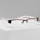 Готовые очки GA0524 (Цвет: C3 бежевый; диоптрия: + 3; тонировка: Нет) - фото 321762610