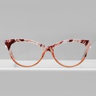 Готовые очки GA0530 (Цвет: C2 оранжевый принт; диоптрия: + 3; тонировка: Нет) - фото 24561343