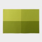 Салфетка сервировочная на стол «Настроение», 45×30 см, цвет зелёный - фото 317858721