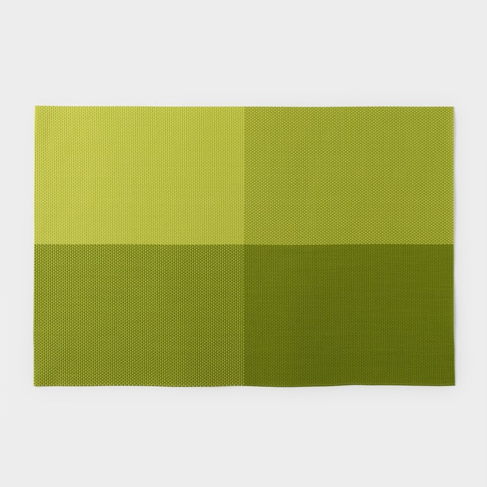 Салфетка сервировочная на стол «Настроение», 45×30 см, цвет зелёный - Фото 1