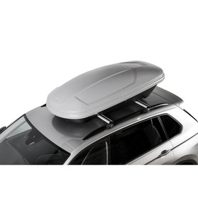 Автобокс на крышу Koffer Sport KG430S, серый матовый, duo open, 430л, 1860х850х400 мм