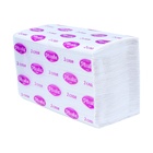 Полотенца бумажные Plushe Professional V-сложения, 15 г/м2, 2 слоя, 200 листов - Фото 1