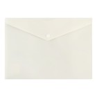 Папка-конверт на кнопке Calligrata DeLuxe, А4, 200мкм, молочная - фото 9595899