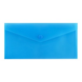 Папка-конверт на кнопке Calligrata, travel (С6+) 150мкм, синий (комплект 10 шт)
