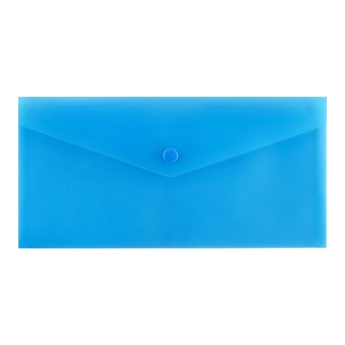 Папка-конверт на кнопке Calligrata, travel (С6+) 150мкм, синий